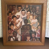 Norman Rockwell “Golden Rule” Framed Print